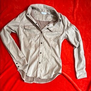 New York & Company Tan Blouse